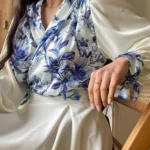 شومیز آبی